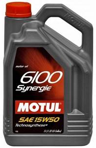 MOTUL 6100 15w50 Synergie 4л. полусинтетика, масло моторное